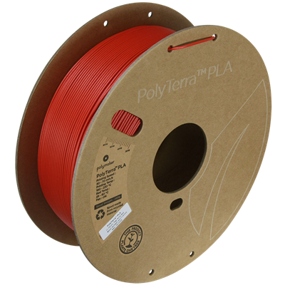 PolyTerra PLA Filament Askeri Kırmızı - 1 kg 1.75mm