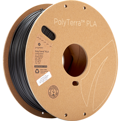 PolyTerra PLA Filament Kömür Siyah - 1 kg 1.75mm