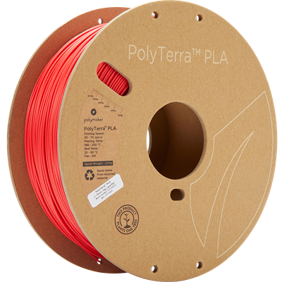 PolyTerra PLA Filament Lava Kırmızı - 1 kg 1.75mm
