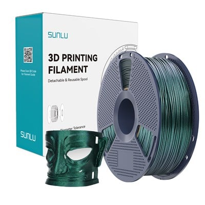 Sunlu PLA Galaxy Filament Yeşil - 1 kg 1.75mm