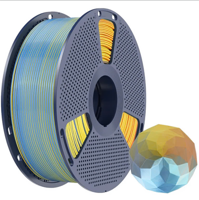 Sunlu Silk PLA+ 4 Renk Mavi –Mor–Turuncu–Sarı- 1kg 1.75mm