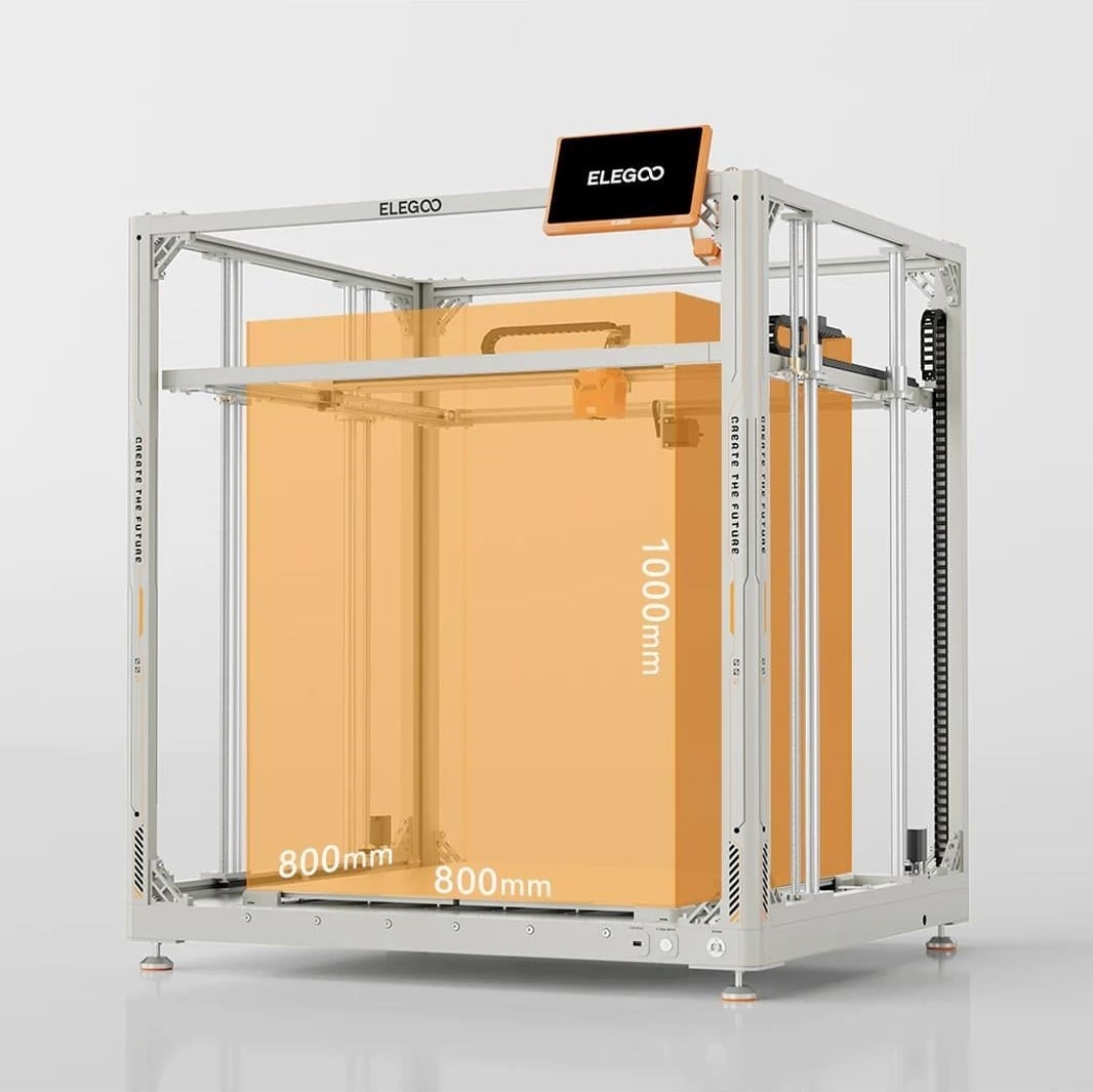ELEGOO OrangeStorm Giga dev baskı hacmi