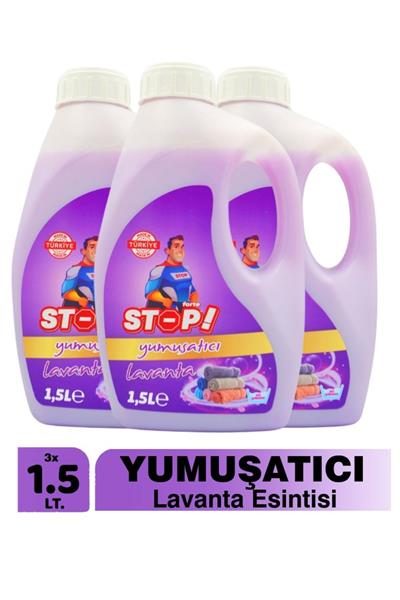 3lü Çamaşır Yumuşatıcı 1.5 Litre Lavanta