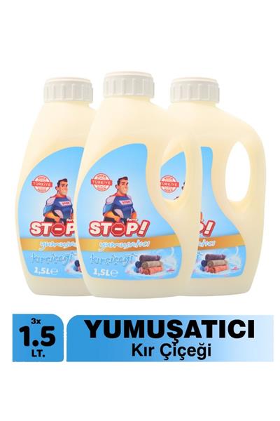 3lü Çamaşır Yumuşatıcı 1.5 Litre Kır Çiçeği