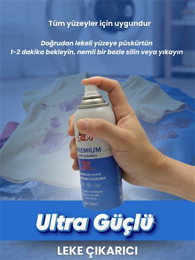 3lü Leke Çıkarıcı 100 ml - Seyahat Boy (Aerosol İçerikli)