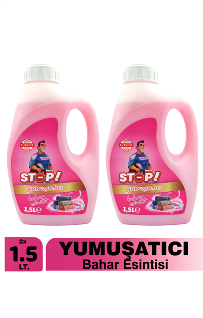 STOP Forte 2li Çamaşır Yumuşatıcı 1.5 Litre Bahar Esintisi
