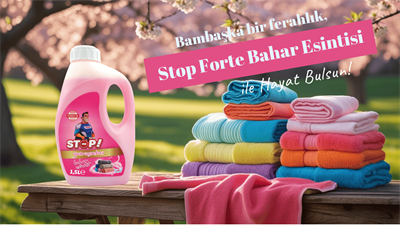 STOP Forte 2li Çamaşır Yumuşatıcı 1.5 Litre Bahar Esintisi