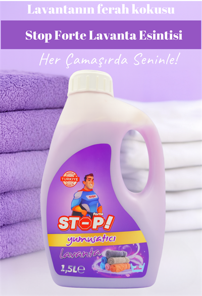 STOP Forte 4lü Çamaşır Yumuşatıcı 1.5 Litre Lavanta