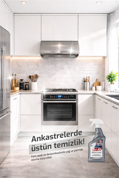 Stop Forte Inox Temizleyici ve Parlatıcı 750 ml.Beyaz Eşya & Paslanmaz Çelik.Uzun Süre Parlaklık