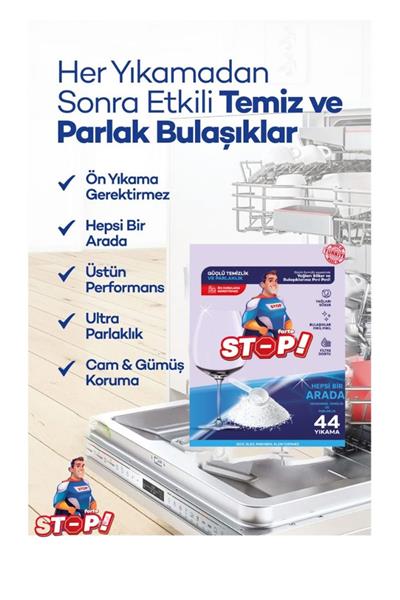 Toz Bulaşık Deterjanı 44 Yıkama