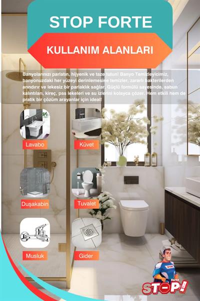 Tuvalet/WC ve Banyo Temizleyici