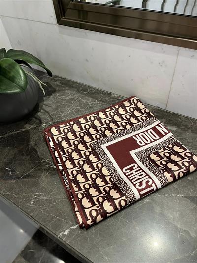 marka D desen premium eşarp - bordo