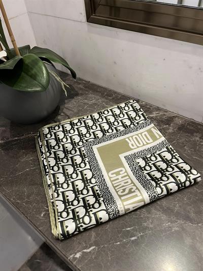 marka D desen premium eşarp - yeşil