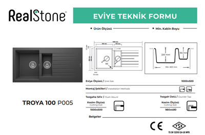 Realstone Troya Antrasit 100