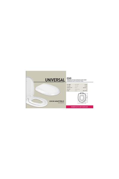 Universal Çocuk Adaptörlü Yavaş Kapanan Klozet Kapağı