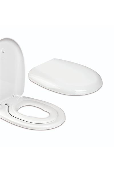 Universal Çocuk Adaptörlü Yavaş Kapanan Klozet Kapağı