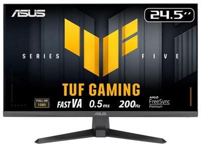 ASUS TUF GAMING VG257Q5A 24.5″ 200Hz 0.5ms Gaming AI ELMB Full HD Fast VA Gaming (Oyuncu) Monitör