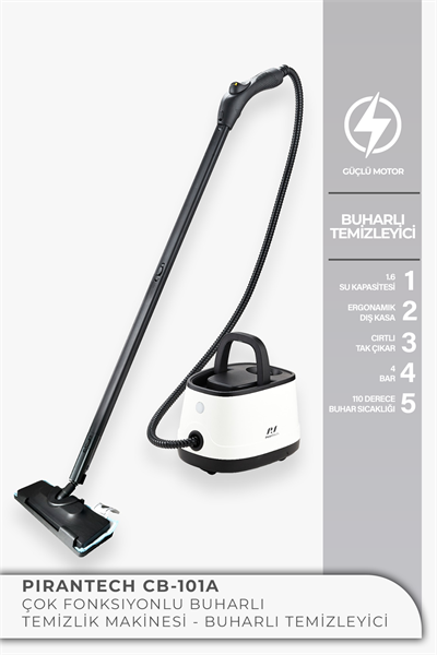 Pirantech Cb-101a Çok Fonksiyonlu Buharlı Temizlik Makinası