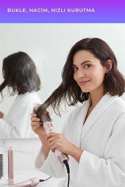 Pirantech Ks611 Style-airbreeze 6 Başlıklı Saç Şekillendirme Ve Kurutma Seti - Bukle, Hacim, Hızlı Kurutma