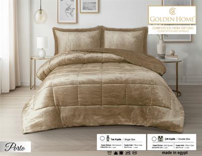 Golden Home Porto Cappuccino Yatak Örtüsü