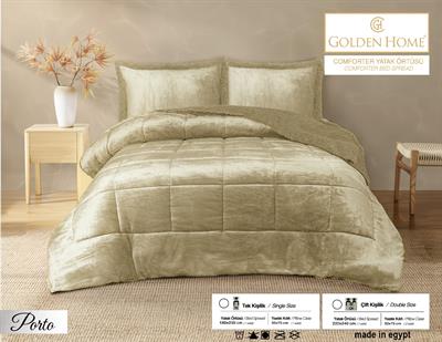 Golden Home Porto Krem Yatak Örtüsü