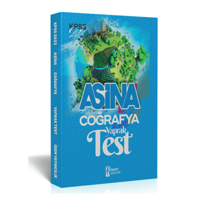 2023 İsem Yayıncılık KPSS Aşina Lisans Coğrafya Yaprak Test