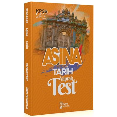 2023 İsem Yayıncılık KPSS Aşina Tarih Yaprak Test