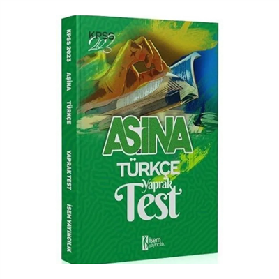 2023 İsem Yayıncılık KPSS Aşina Türkçe Yaprak Test 