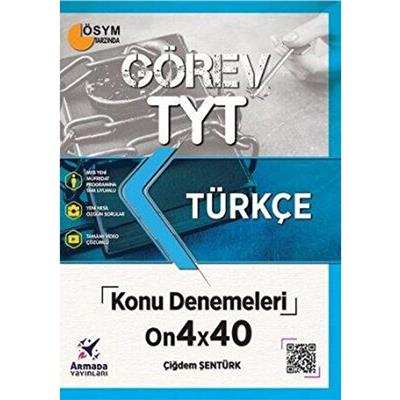 Armada Yayınları Armada Görev YKS TYT Türkçe Konu Denemeleri 14X40 Video Çözümlü