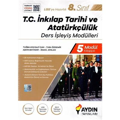 Aydın Yayınları 8. Sınıf İnkılap Tarihi ve Atatürkçülük Ders İşleyiş Modülleri
