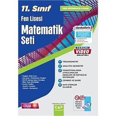 Çap Yayınları 11. Sınıf Biyoloji Matematik Seti