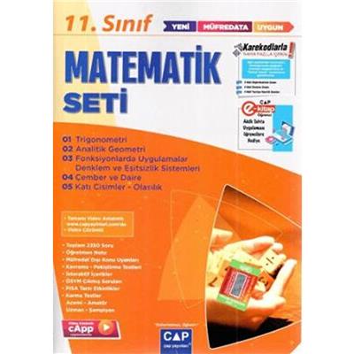 Çap Yayınları 11. Sınıf Matematik Anadolu Seti