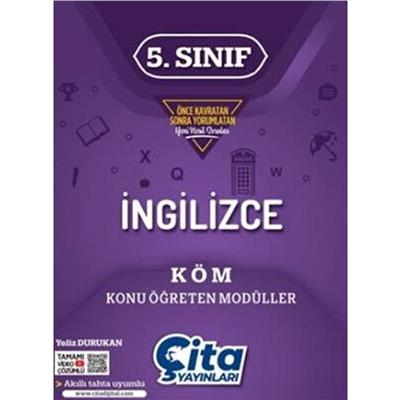 Çita Yayınları 5. Sınıf İngilizce Konu Öğreten Modüller