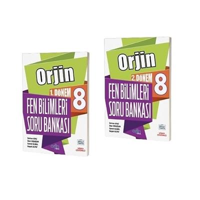 Orjin Yayınları 8. Sınıf Fen Bilimleri 1. ve 2. Dönem Orjin Soru Bankası Seti