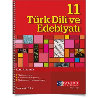 Pandül Yayınları 11. Sınıf Türk Dili Edebiyatı Defteri Konu Anlatımı