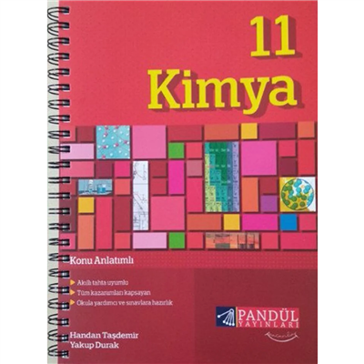 Pandül Yayınları 11. Sınıf Kimya Defteri Konu Anlatımı