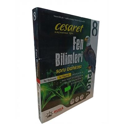 Puga Yayınları 8. Sınıf Cesaret Kazanmak İçin Fen Bilimleri Soru Bankası