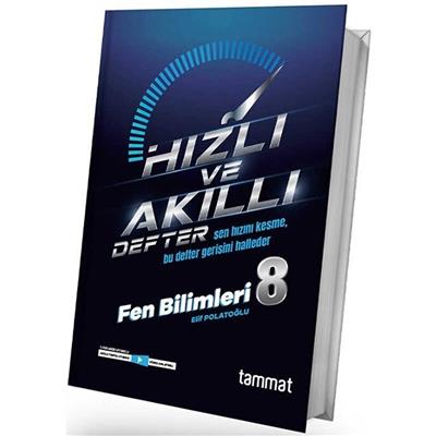 Tammat Yayıncılık 8. Sınıf LGS Fen Bilimleri Hızlı ve Akıllı Defter