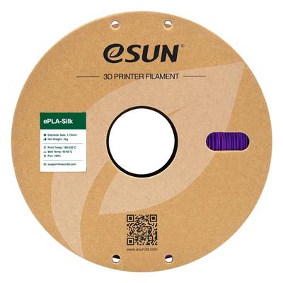 Esun PLA-SILK Filament 1.75 mm 1 Kg - Mor