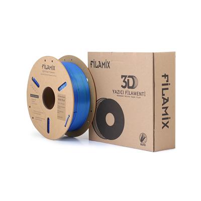 Filamix Silk Magic PLA Filament 1.75 mm 1 Kg - (Mavi - Yeşil)