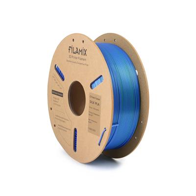 Filamix Silk Magic PLA Filament 1.75 mm 1 Kg - (Mavi - Yeşil)