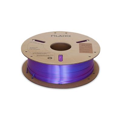 Filamix Silk Magic PLA Filament 1.75 mm 1 Kg - (Mavi - Mor)