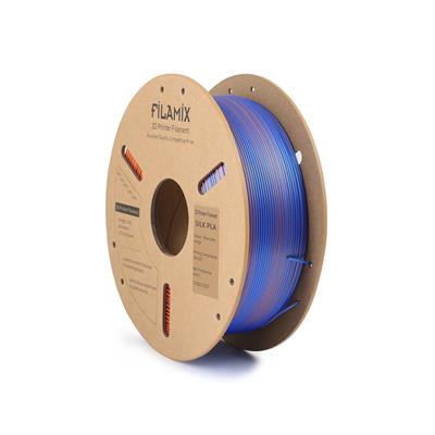 Filamix Silk Mystic PLA Filament 1.75 mm 1 Kg - (Mavi - Yeşil - Turuncu)