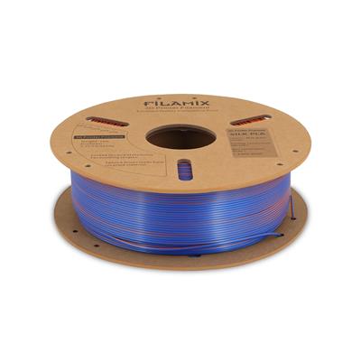 Filamix Silk Mystic PLA Filament 1.75 mm 1 Kg - (Mavi - Yeşil - Turuncu)