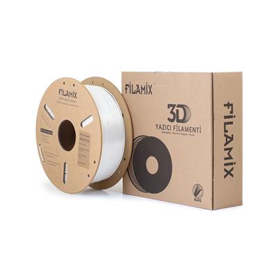 Filamix Silk PLA Filament 1.75 mm 1 Kg - Beyaz