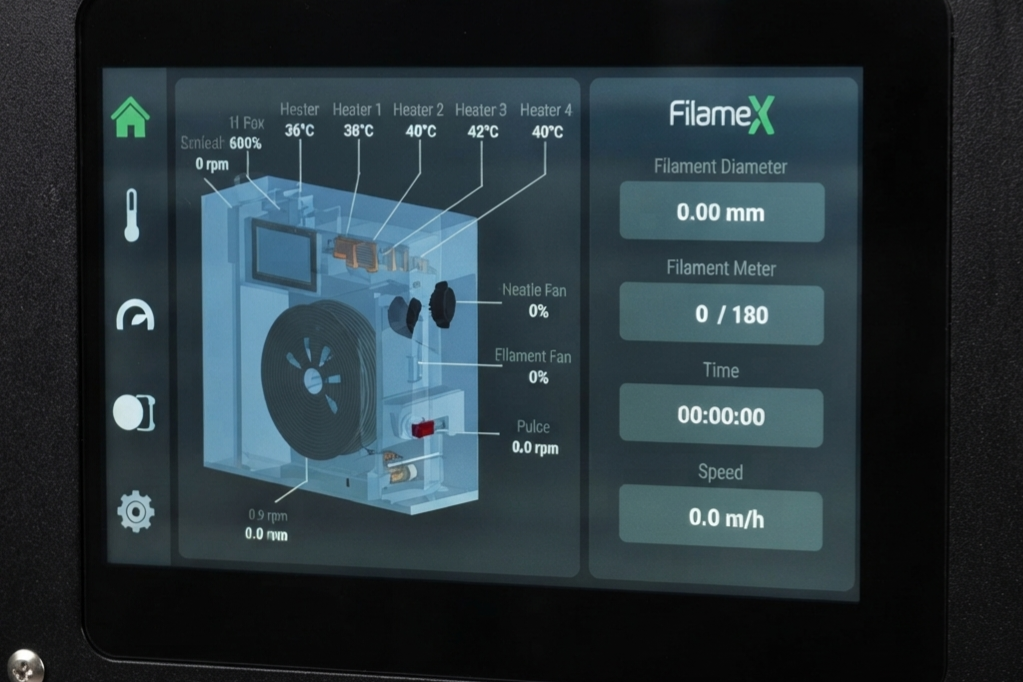 FX-20 Compact Pro dokunmatik kontrol paneli