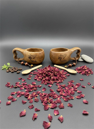 Çiftlere Kalpli Tasarım Kuksa Bardak