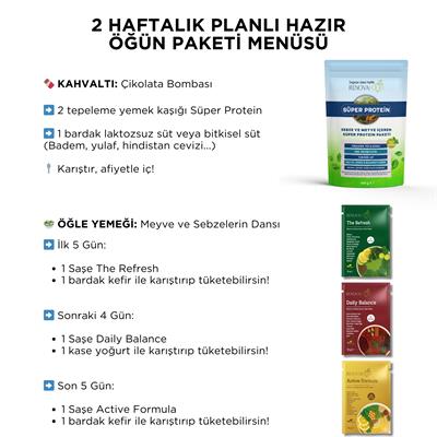 2 Haftalık Planlı Öğün Paketi
