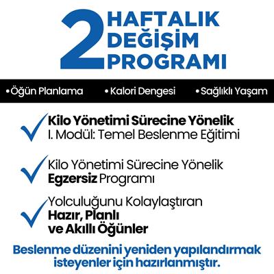 2 Haftalık Planlı Öğün Paketi