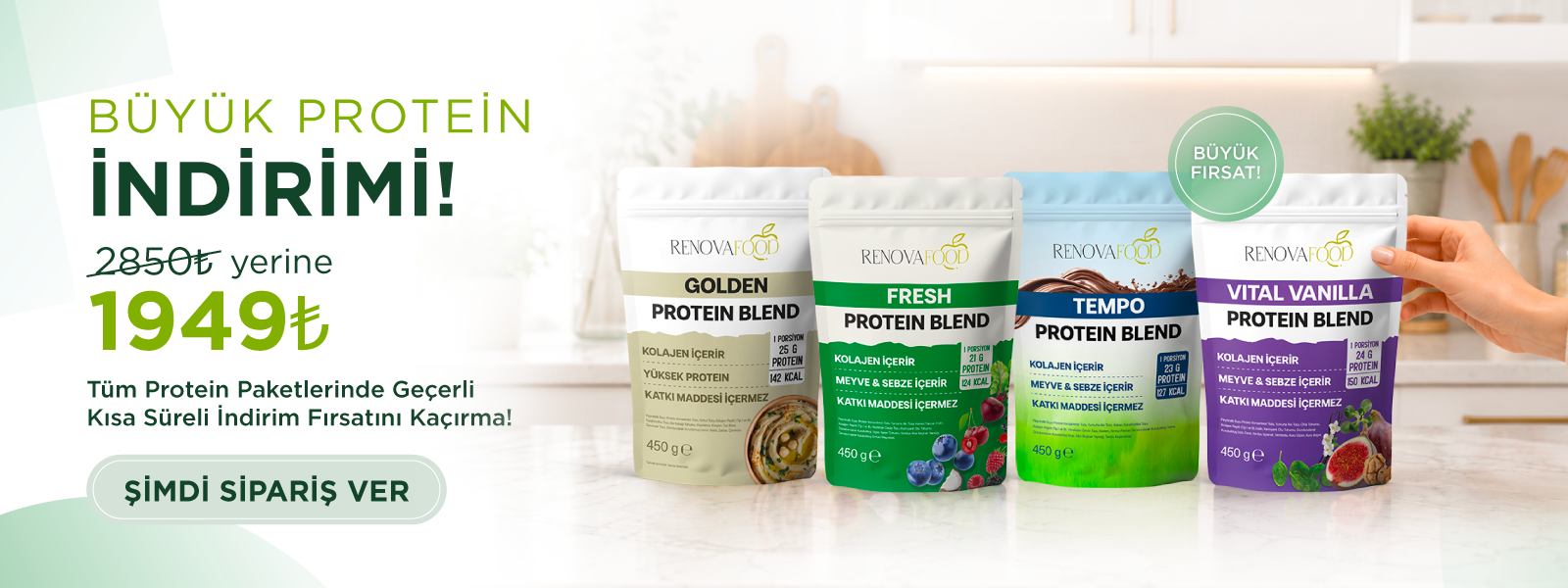 Büyük Protein İndirimi!